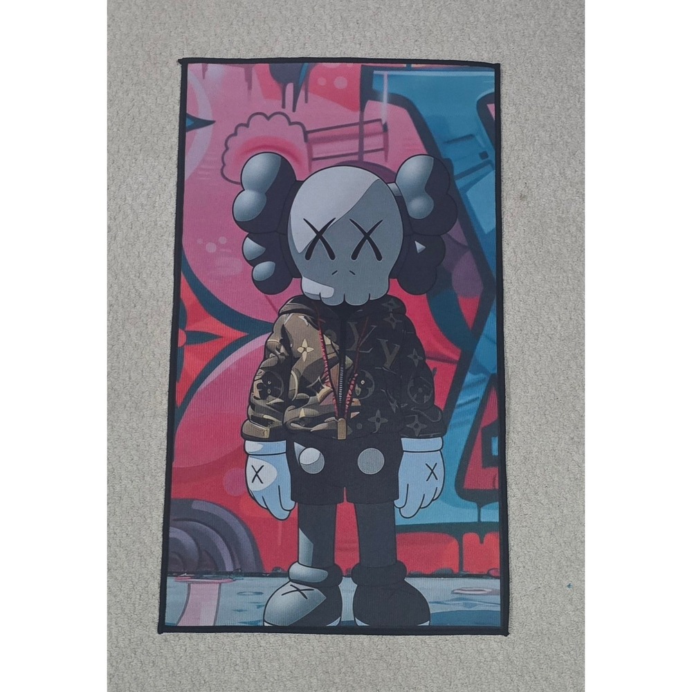 Kaws Inspured Rug Or Wall Hangings